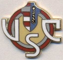 футбольный клуб Кремонезе (Италия)1 ЭМАЛЬ /US Cremonese,Italy football pin badge