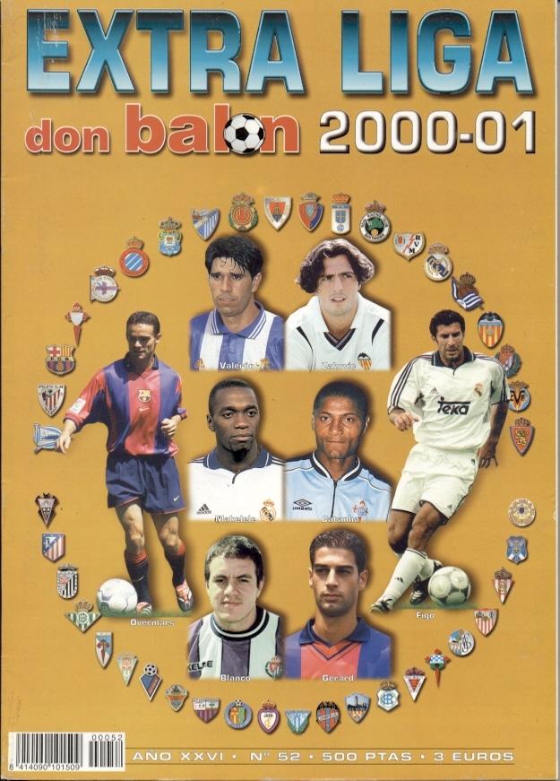Испания, чемпионат 2000-01, спецвыпуск Дон Балон / Don Balon special guide Spain