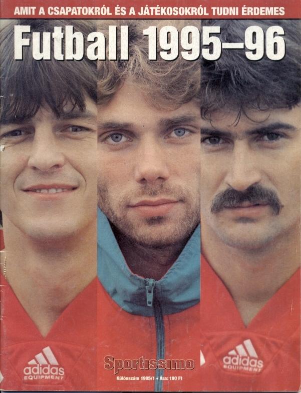 Венгрия,чемпионат 1995-96, спецвыпуск Sportissimo Football season guide Hungary