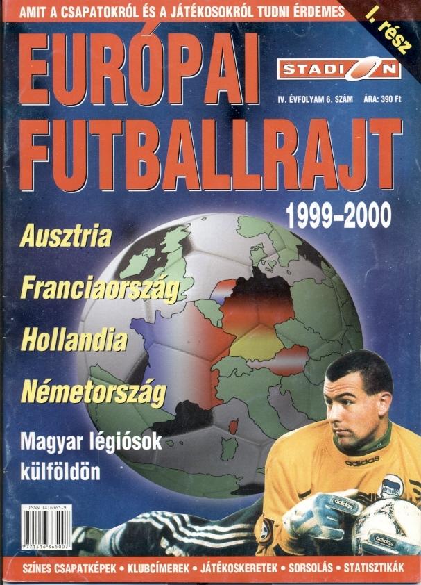Австрия-Франция- Голландия-Германия, чемп-т 1999-2000, спецвыпуск football guide