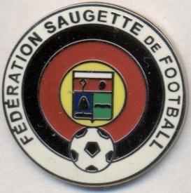 Соже, федерация футбола (не-ФИФА) ЭМАЛЬ / Saugeais football federation pin badge