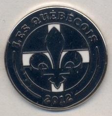 Квебек, федерация футбола (не-ФИФА)2 ЭМАЛЬ /Quebec football federation pin badge