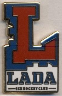 хоккейный клуб Лада Тольятти (Россия,КХЛ)3 ЭМАЛЬ / Lada,KHL ice hockey pin badge