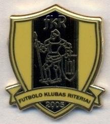 футбол.клуб Ритеряй (Литва) ЭМАЛЬ /Riteriai Vilnius,Lithuania football pin badge