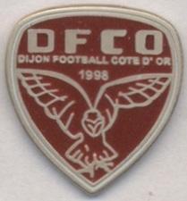 футбол.клуб Дижон (Франция), ЭМАЛЬ / Dijon FCO, France football enamel pin badge