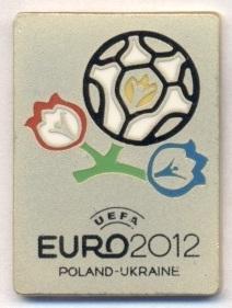 Чемп-т Европы 2012 (Украина-Польша)4 ЭМАЛЬ редкий /Euro 2012 football pin badge
