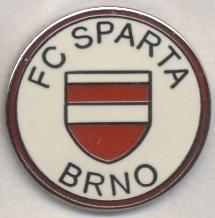 футбол.клуб Спарта Брно (Чехия) ЭМАЛЬ / FC Sparta Brno, Czech football pin badge