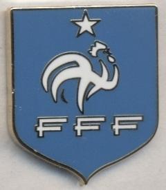Франция,федерация футбола,№7 ЭМАЛЬ /France football federation pin badge insigne