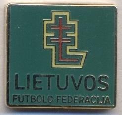 Литва, федерація футболу,№6 ЕМАЛЬ/Lithuania football federation enamel pin badge