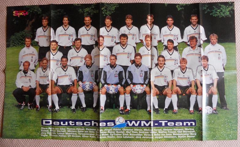 постер А1 футбол зб.Німеччина Germany team 1990-ті /баскет Джордан Jordan poster
