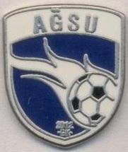 футбольний клуб Ахсу (Азербайджан) ЕМАЛЬ / Agsu FK,Azerbaijan football pin badge