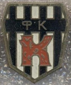 футбол.клуб Кремінь Кременчук (Україна) важмет/FC Kremin',Ukraine football badge