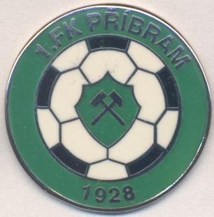 футбол.клуб Пршибрам (Чехія)1 ЕМАЛЬ/1.FK Pribram,Czech football enamel pin badge