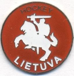 Литва, федерація хокею,№2 важмет/Lithuania ice hockey assn. federation pin badge