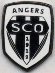 футбол.клуб Анже (Франція)2 ЕМАЛЬ / SCO Angers, France football enamel pin badge
