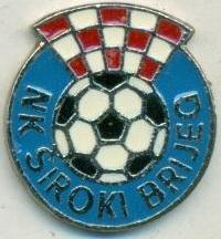 футбол.клуб Широкі Брієг (Боснія) важмет/Siroki Brijeg,Bosnia football pin badge