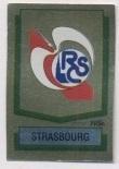 наклейка блискуча футбол Страсбург (Франція) / RC Strasbourg,France logo sticker