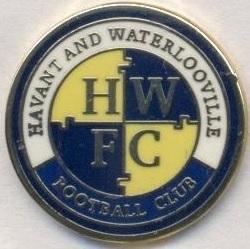 футбол.клуб Хавант (Англія) ЕМАЛЬ/Havant & Waterlooville FC,England football pin