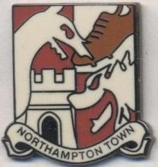 футбол.клуб Нортгемптон (Англія) ЕМАЛЬ /Northampton Town FC,England football pin