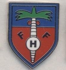 Гаїті, федерація футболу, №2, ЕМАЛЬ / Haiti football federation enamel pin badge