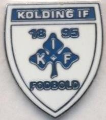 футбол.клуб Коллінг (Данія)2 ЕМАЛЬ /Kolding IF,Denmark football enamel pin badge