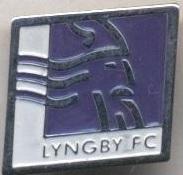 футбольний клуб Люнгбю (Данія) важмет / Lyngby BK, Denmark football badge