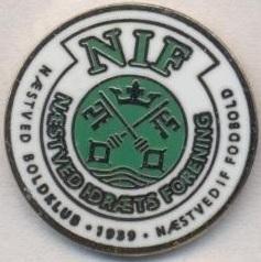 футбол.клуб Нествед (Данія)4 ЕМАЛЬ/Naestved BK,Denmark football enamel pin badge