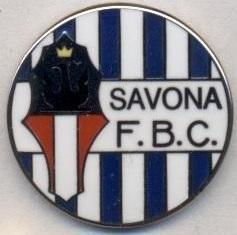 футбол.клуб Савона (Італія) ЕМАЛЬ / Savona FBC,Italy football replica2 pin badge