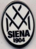 футбольний клуб Сієна (Італія)3 ЕМАЛЬ / AC Siena,Italy football enamel pin badge