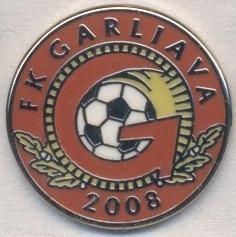 футбольний клуб Гарлява (Литва)1 ЕМАЛЬ /FK Garliava,Lithuania football pin badge