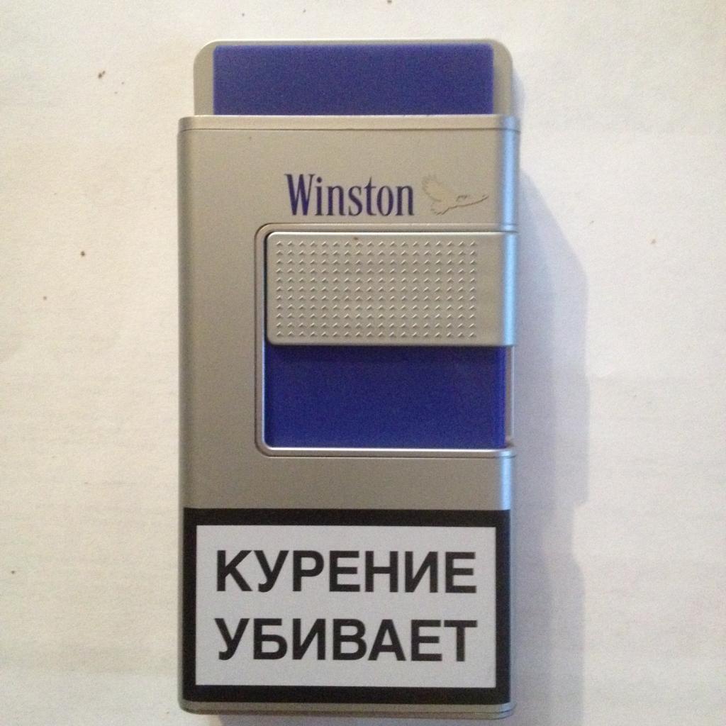 Пачка от сигарет WINSTON (пластик) вид 3 2