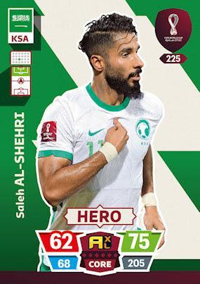 Футбол Карточка ЧМ Катар/Qatar 2022 №225 Шехри/Shehri (Саудовская Аравия)