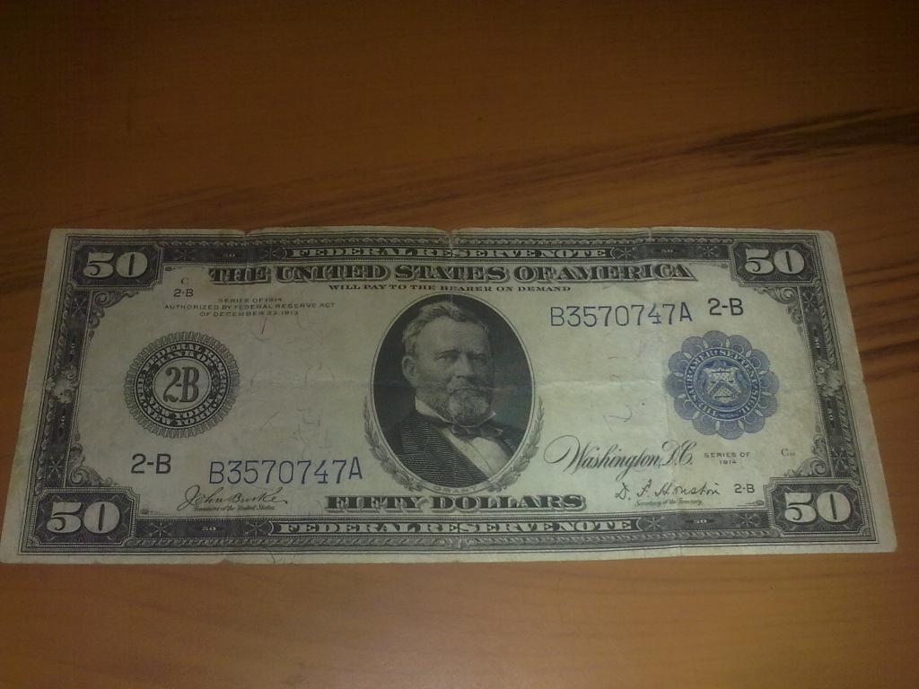 50 Долларов / Dollars (США USA) 1914