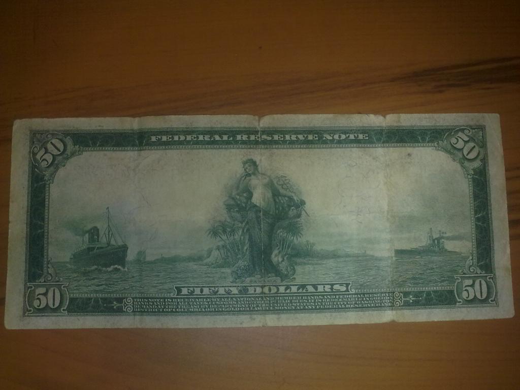 50 Долларов / Dollars (США USA) 1914 1