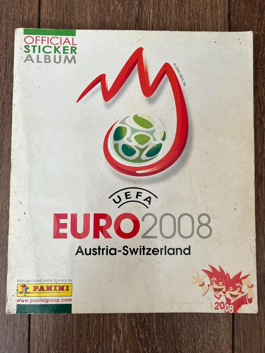 Журнал альбом Панини (PANINI) Чемпионат Европы ЕВРО 2008 (есть 462 из 534)