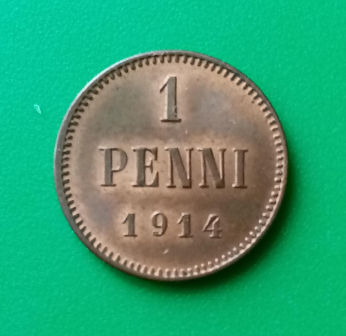 1 пенни - 1914 UNC.