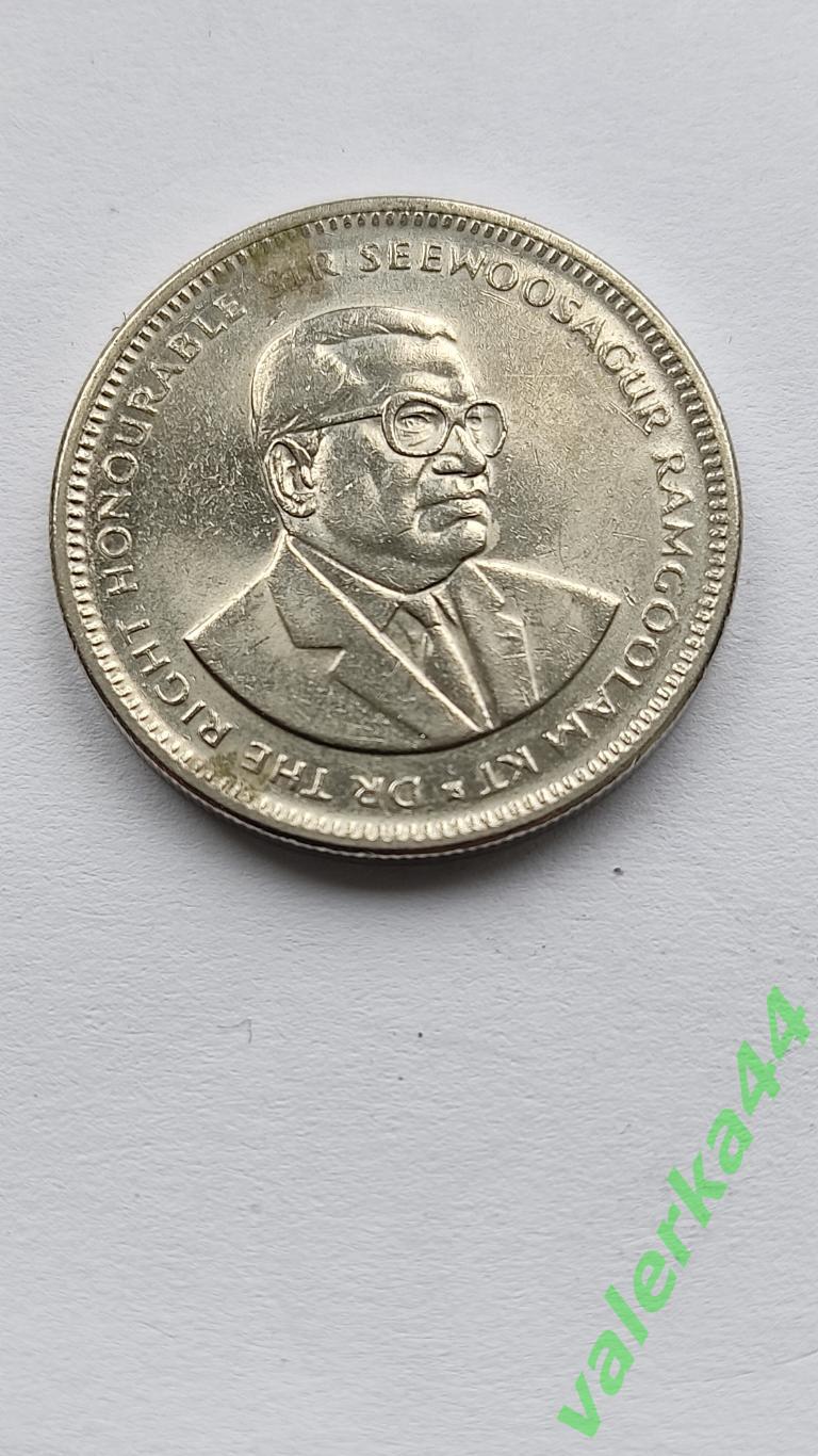 Маврикий 1 рупия 2010 1