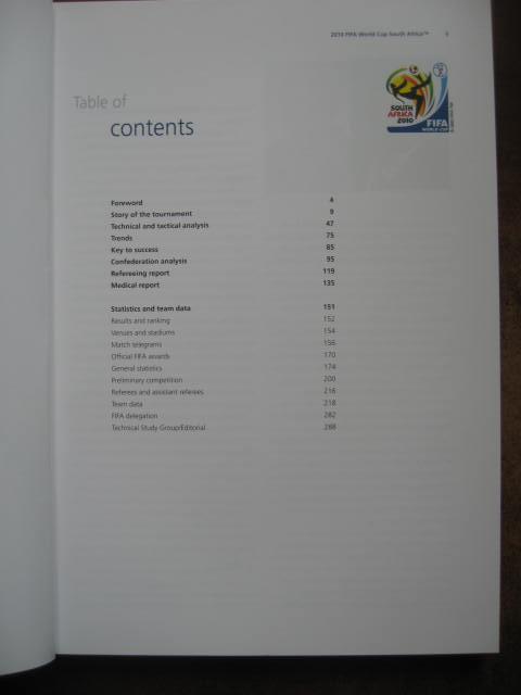 Чемпионат мира 2010 (2010 FIFA World Cup South Africa). Technical Report 1