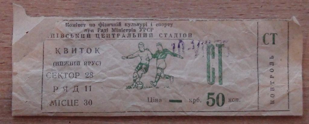 Динамо Киев - Заря Ворошиловград 1975