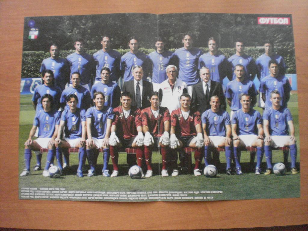 Постер. Футбол. Италия - 2006