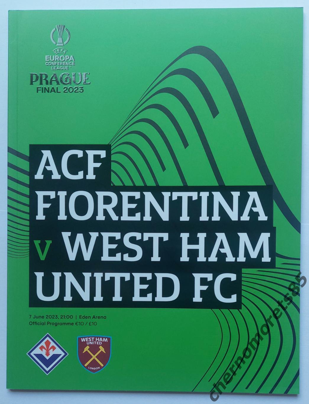 Фиорентина - Вест Хэм Лига Конференций финал 07.06.2023 - официальная программа