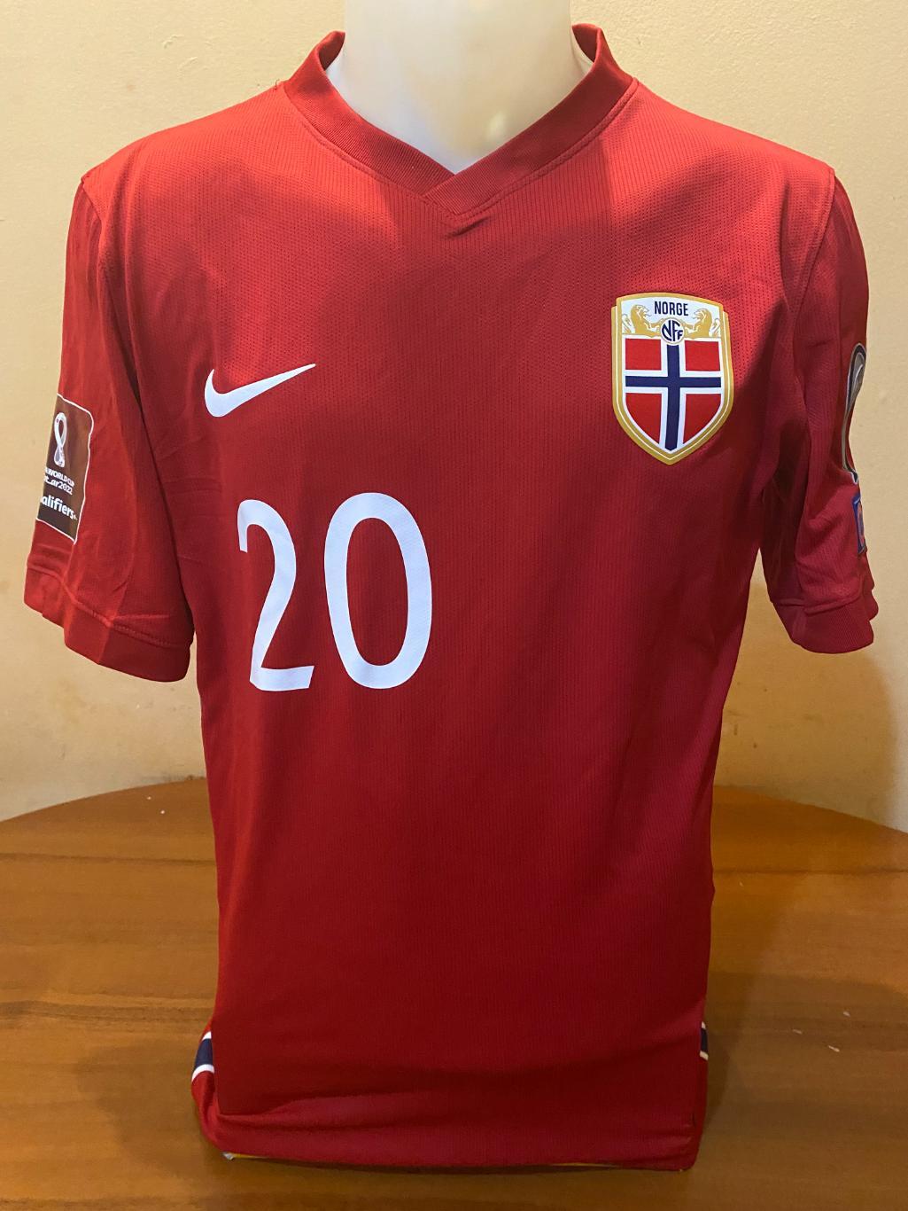 Официальная игровая майка сборной Норвегии 2021/2022