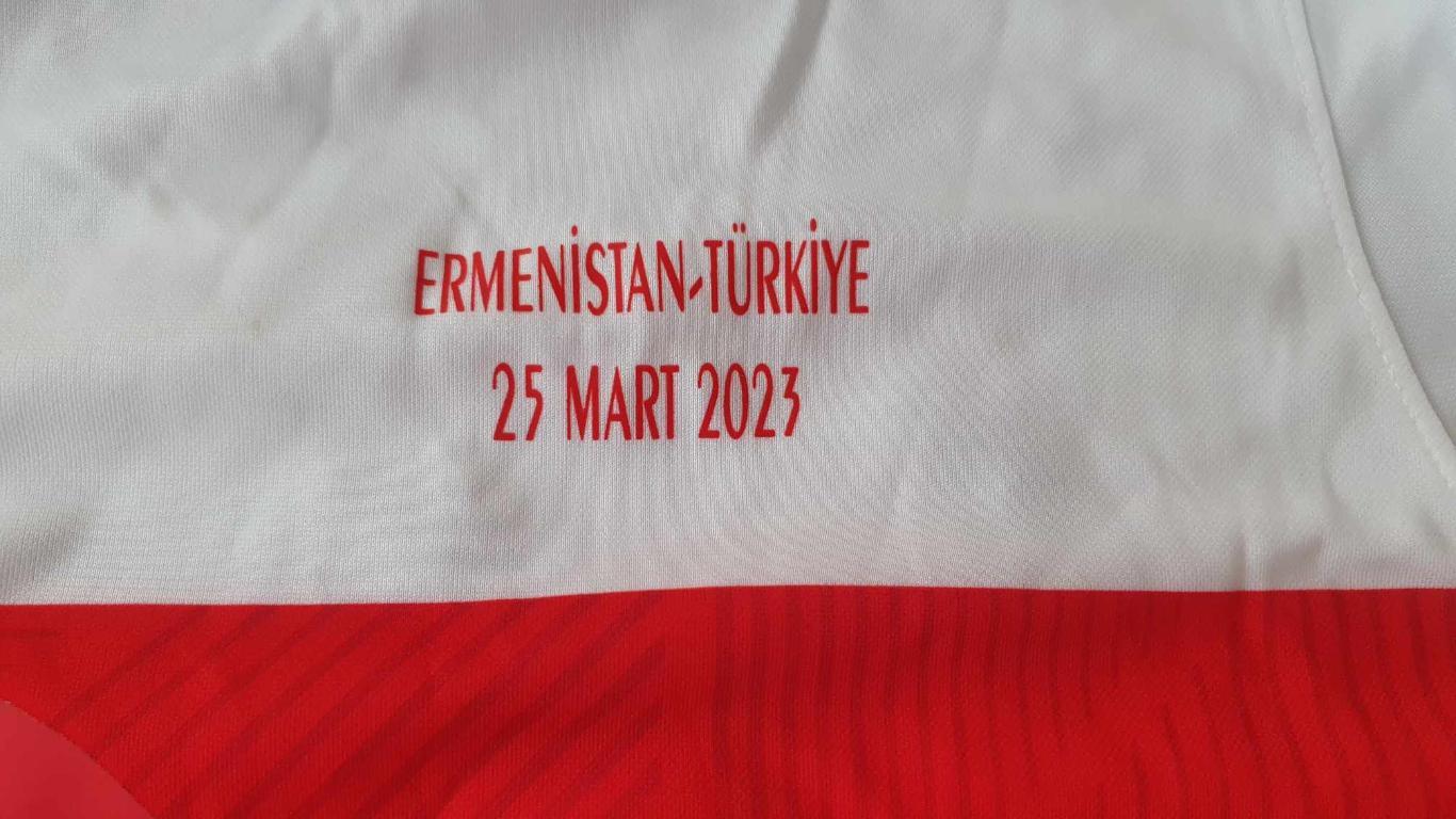 Официальная игровая майка сборной Турции 25.03.2023, N:10 7