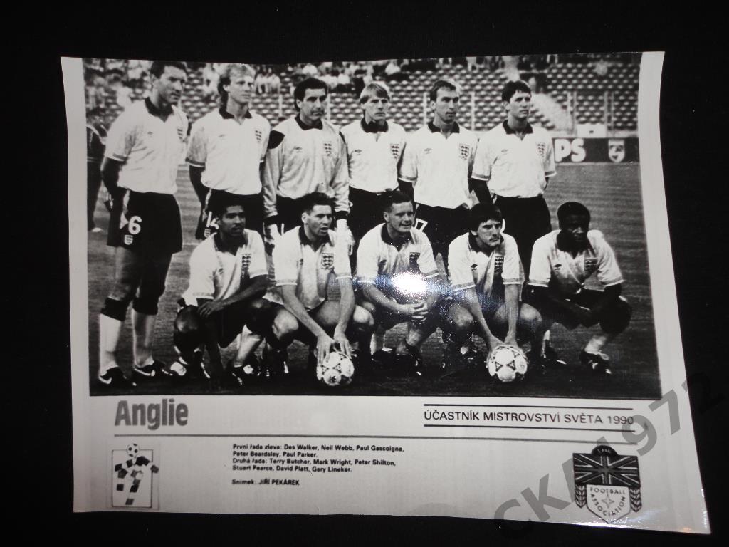 фото Игроки и сборные-участники чемпионата мира по футболу 1990 11 шт 5