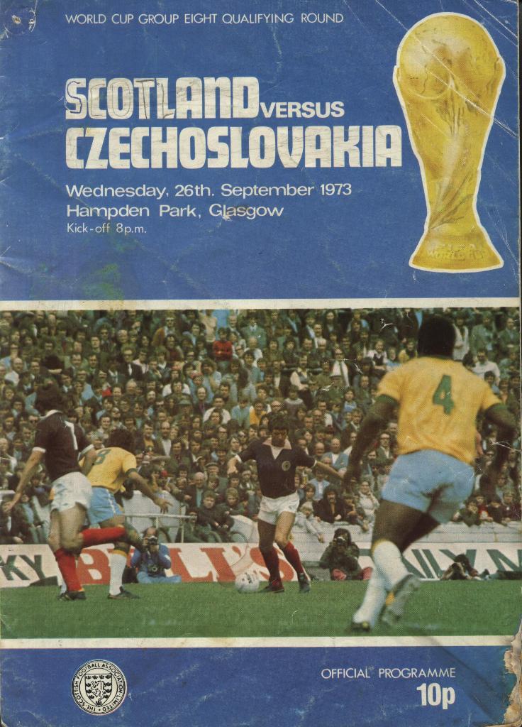 Scotland v _Czechoslovakia_26.09. 1973 _ WC qualif.