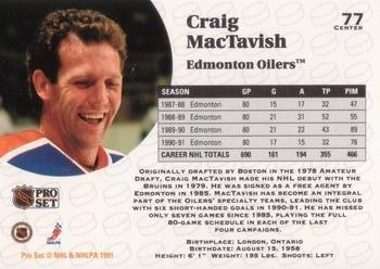 1991-92 Pro Set Craig MacTavish 1