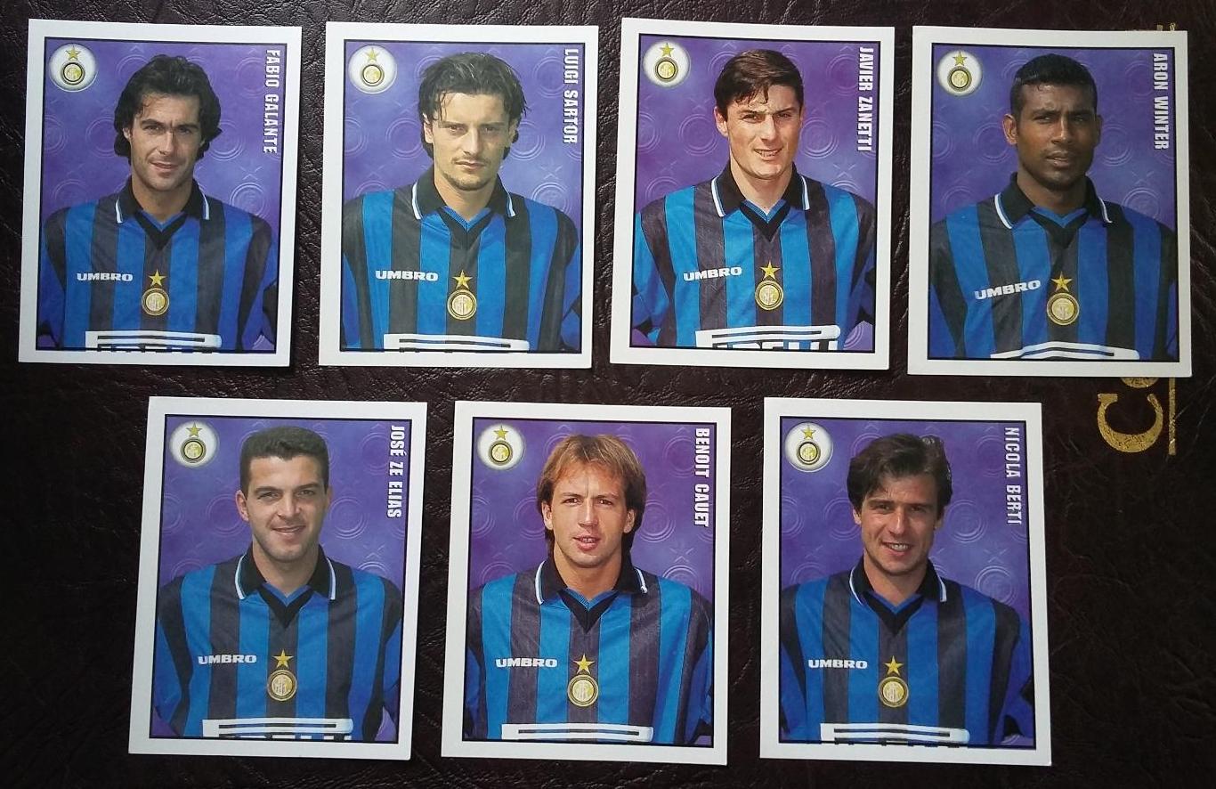 MERLIN Итальянский Футбол 1997-1998. Inter. На выбор.