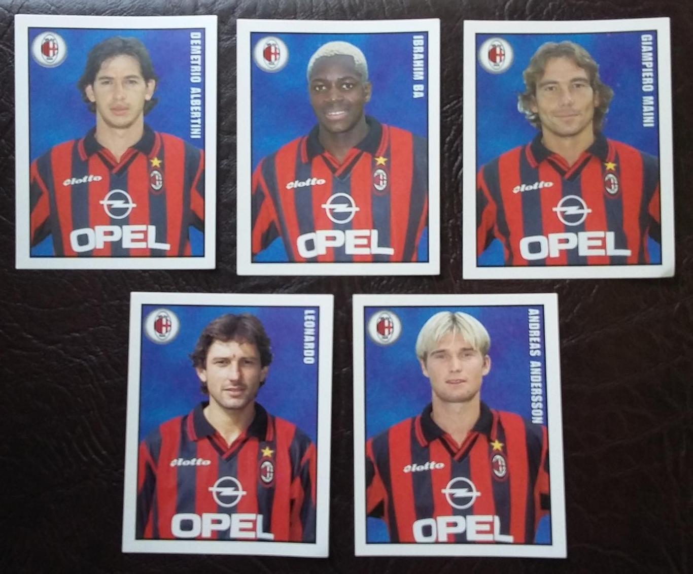 MERLIN Итальянский Футбол 1997-1998. Milan. На выбор.
