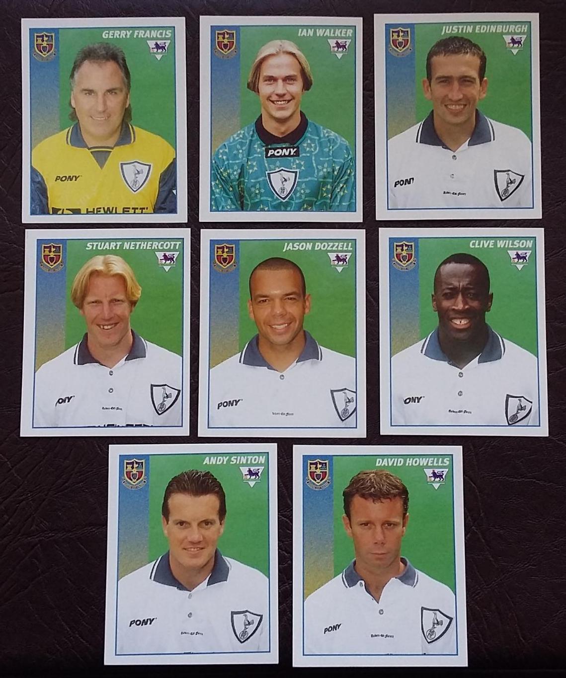 MERLIN Английская Премьер-Лига 1996-1997. Tottenham Hotspur. На выбор.