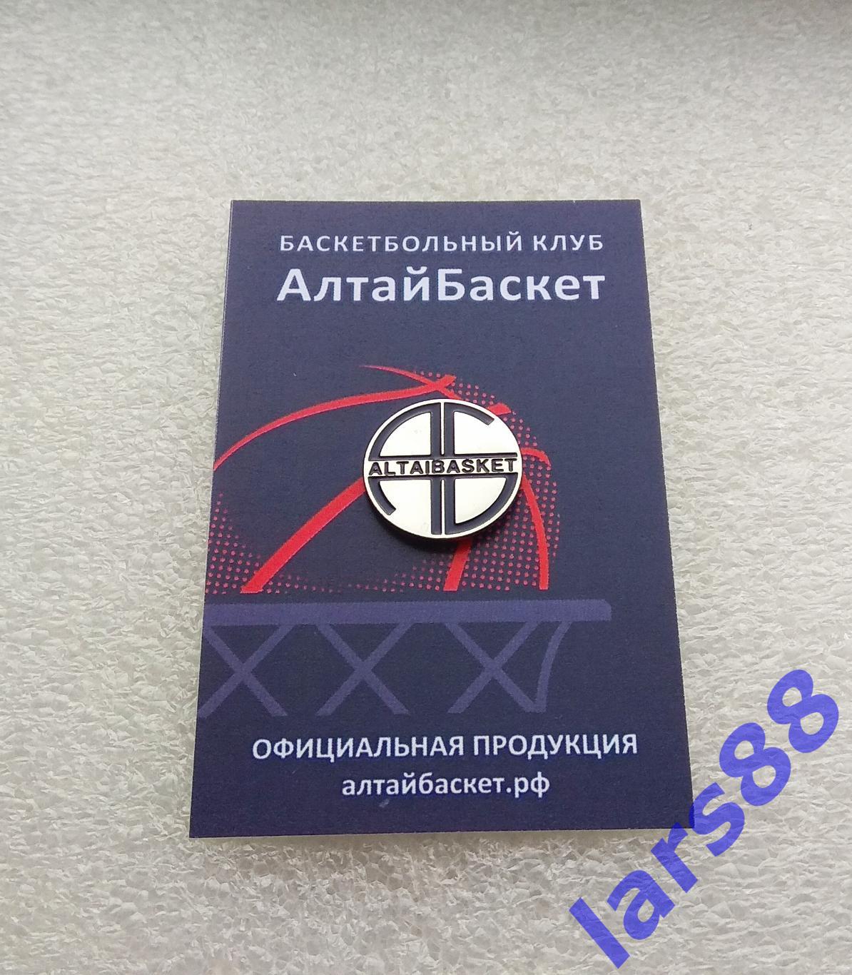 Значок БК АЛТАЙБАСКЕТ Барнаул (Суперлига-2) - официальное издание 2018/19.